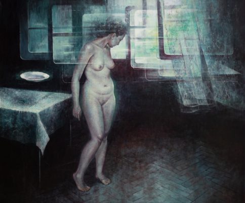 Tomaszów 2.0, 100x120, 2025, Marcin Telega