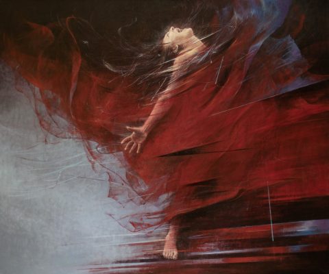 Żona Lota 100x120, 2025, Marcin Telega